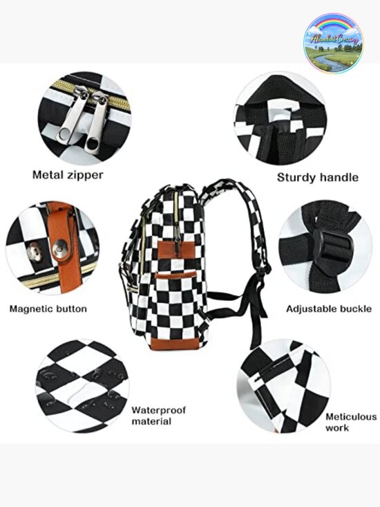 Laptop Backpack with USB Charging Port, Fits 15.6 Inch Laptop, Nylon Backpack main image 5